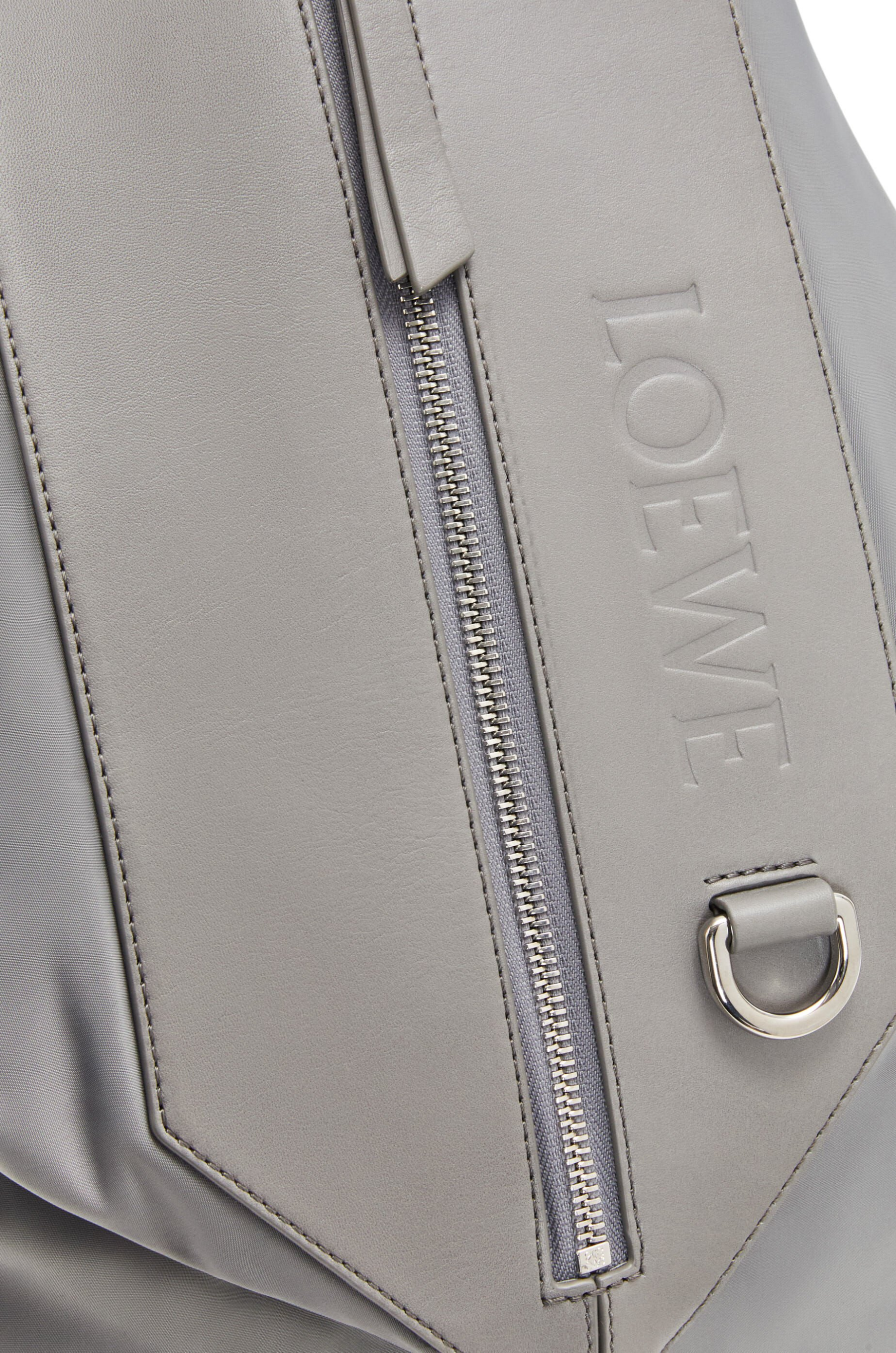 Small Convertible backpack in nylon and calfskin